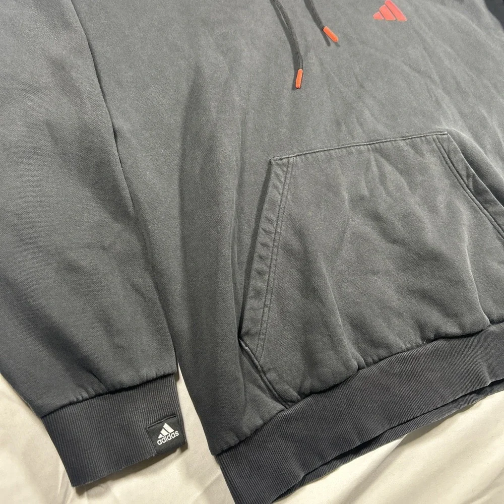 Adidas Urban The Cloud 3 Three Stripes Graphic Hoodie Black size Large Street